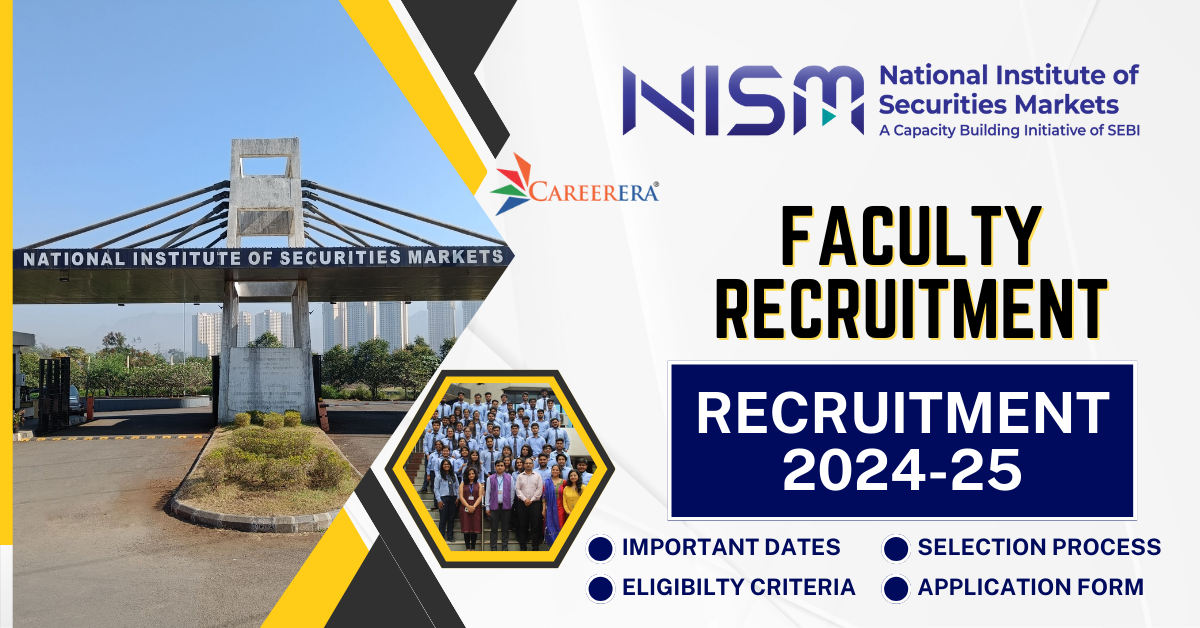 NISM Faculty Recruitment