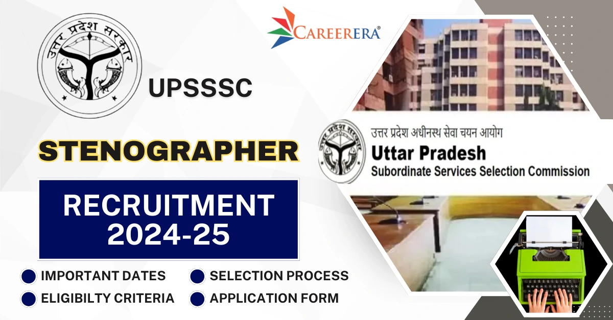 UPSSSC Stenographer Recruitment