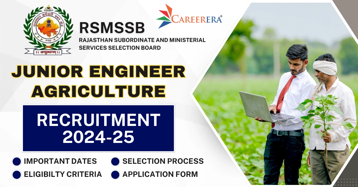 RSMSSB Junior Engineer Agriculture