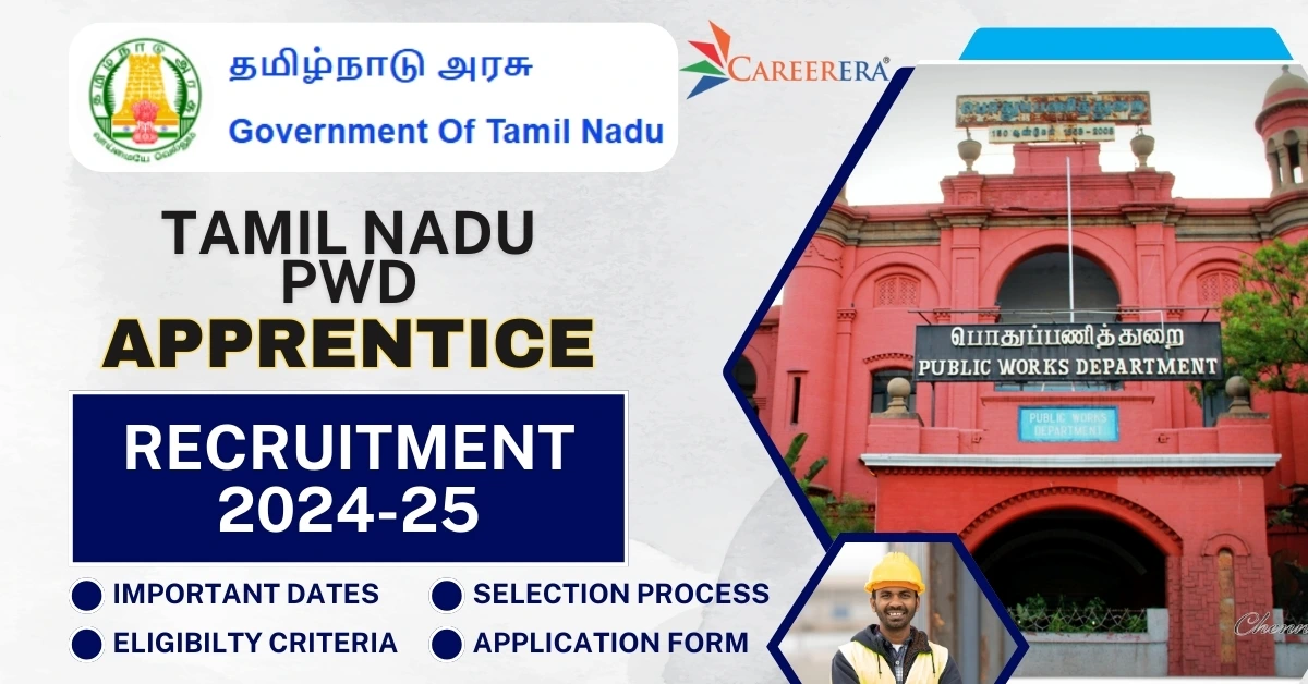 PWD Tamil Nadu Apprentice Recruitment