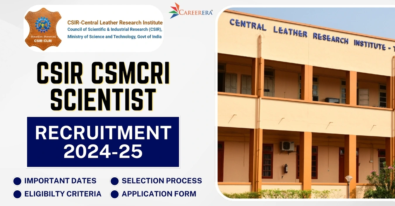 CSIR CSMCRI Scientist Recruitment