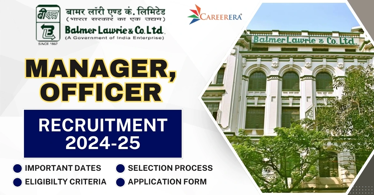 Balmer Lawrie Manager, Officer Recruitment