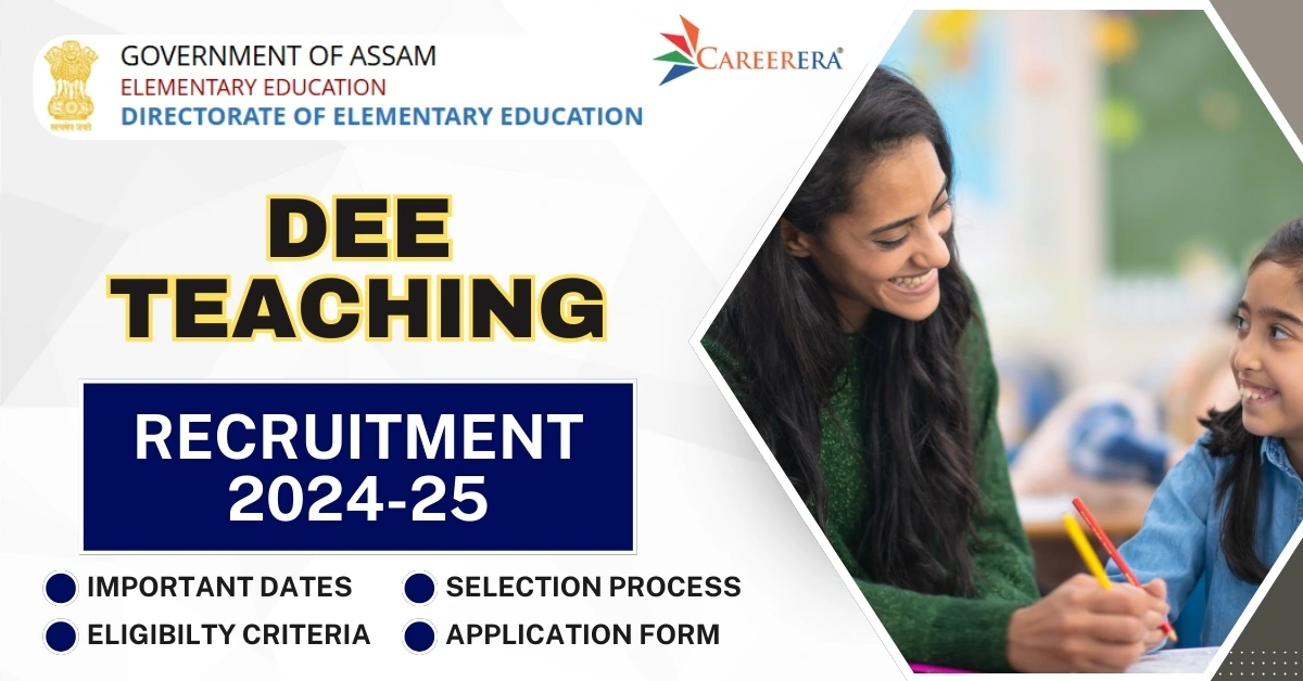 Government of Assam, DEE Teaching Recruitment