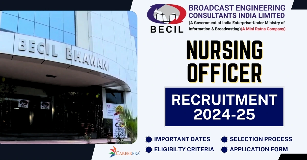 BECIL Nursing Officer Recruitment