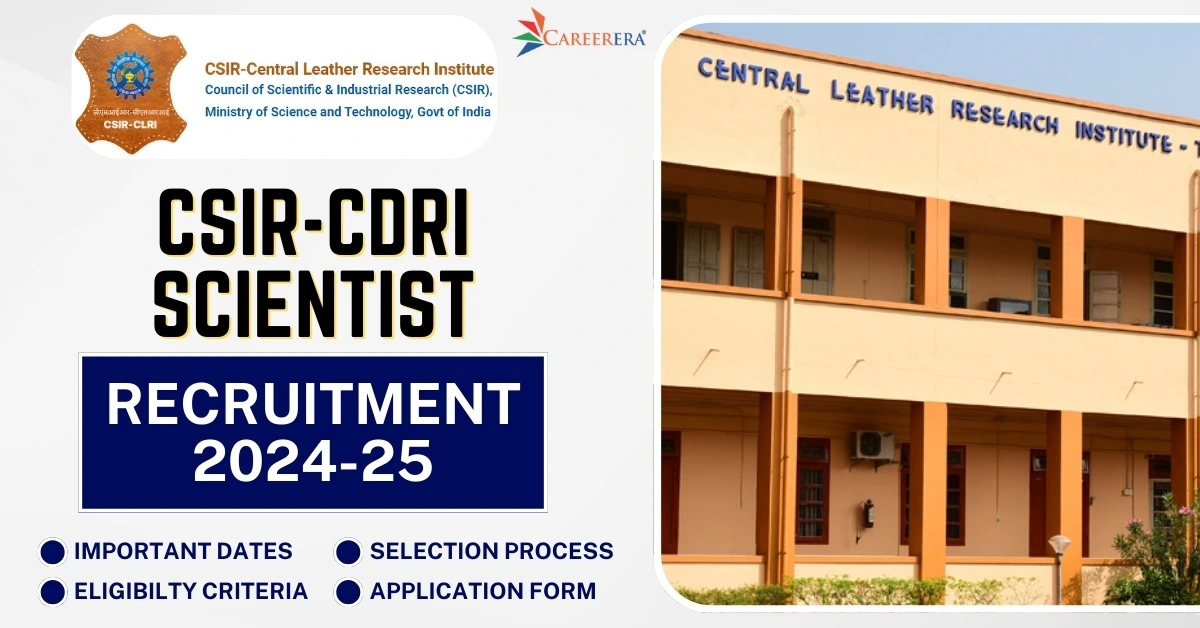 CSIR- CDRI Scientist Recruitment