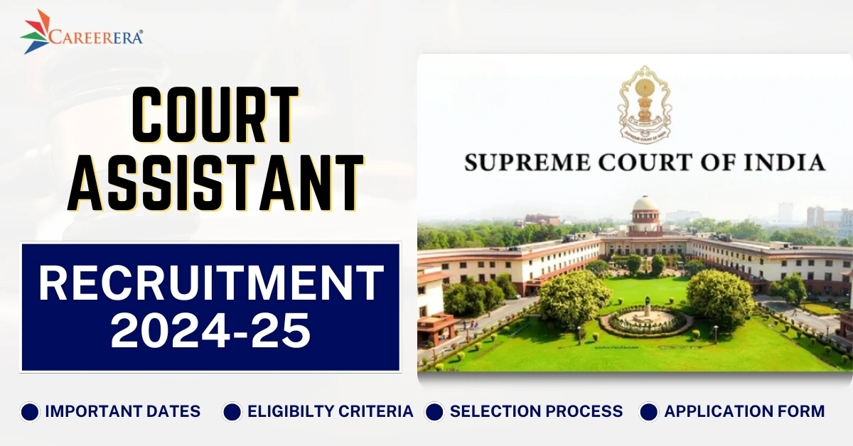 Supreme Court of India Court Assistant Recruitment