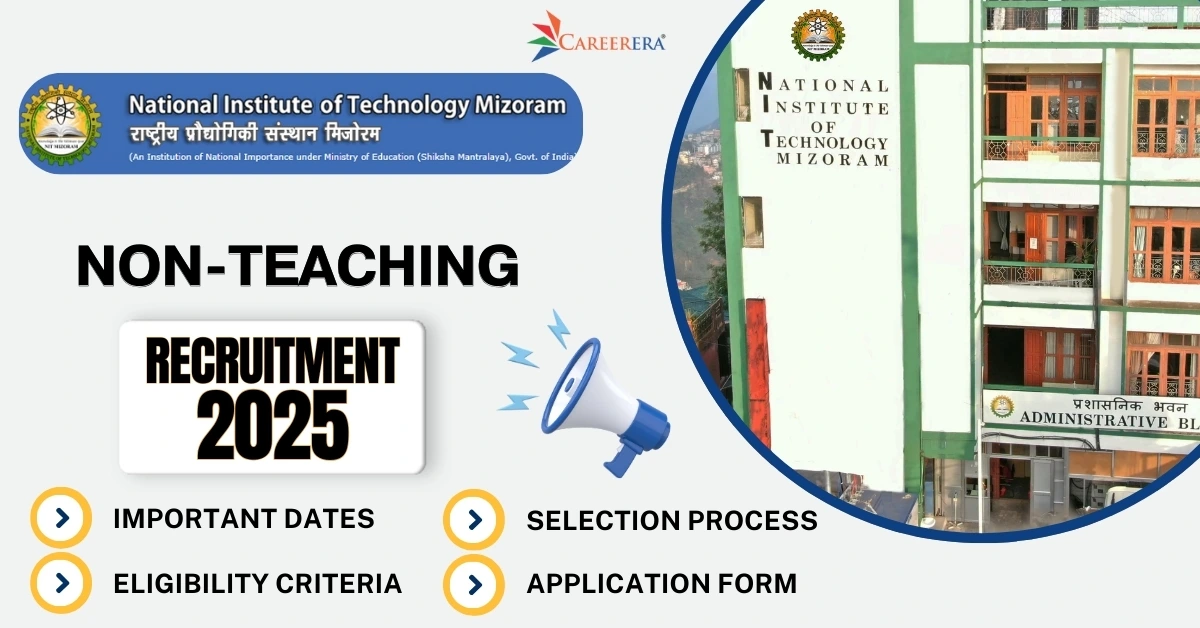 NIT Mizoram Non-Teaching Recruitment