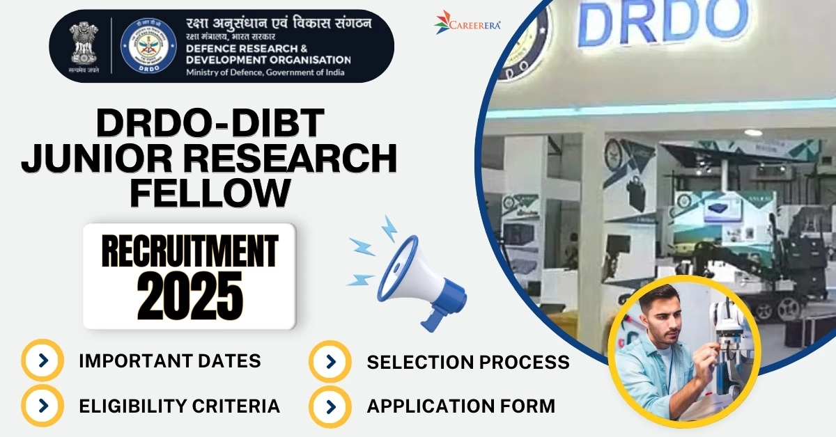 DRDO DIBT Junior Research Fellow Recruitment