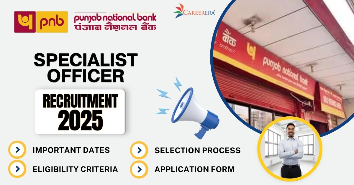 PNB Specialist Officer Recruitment