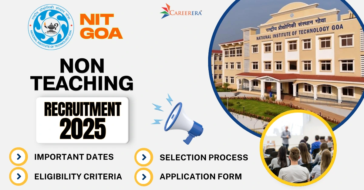 NIT Goa Non – Teaching Recruitment