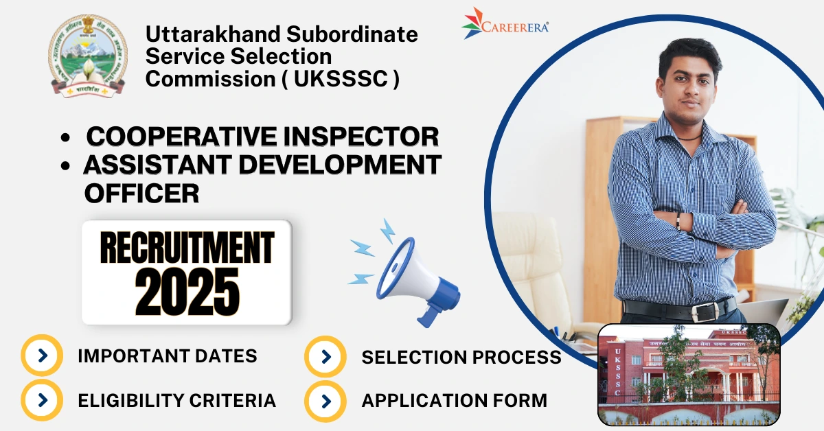 UKSSSC Cooperative Inspector/ Assistant Development Officer Recruitment