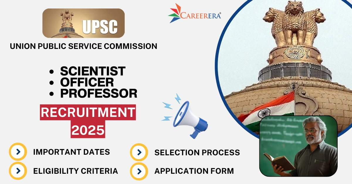 UPSC Recruitment 04/ 2025