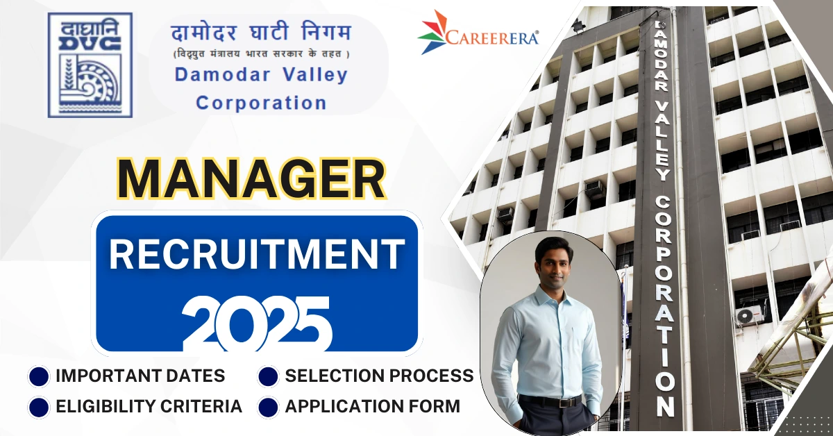 Damodar Valley Corporation Manager Recruitment