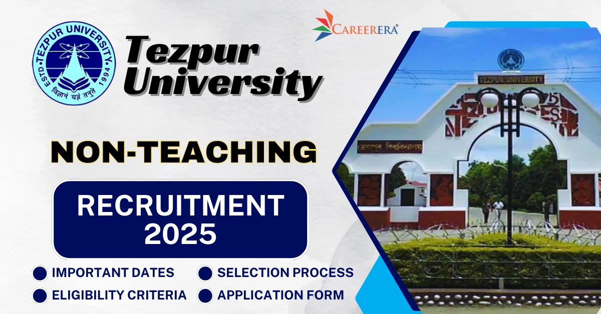 Tezpur University Non-Teaching Recruitment