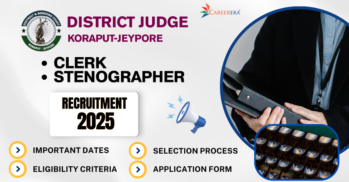 District Judge, Koraput-Jeypore Clerk, Stenographer Recruitment